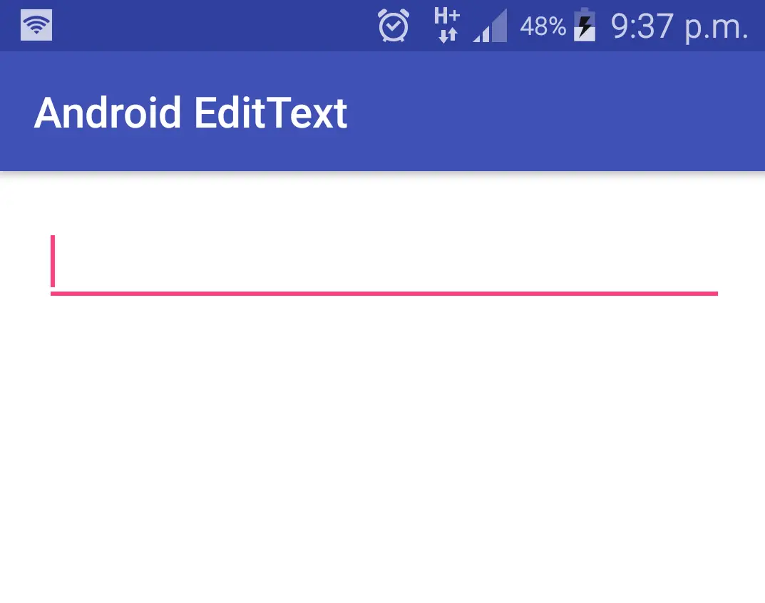 android edittext
