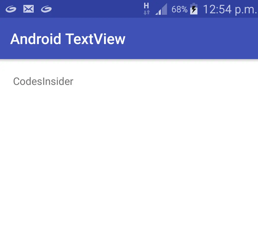 android textview gravity attribute