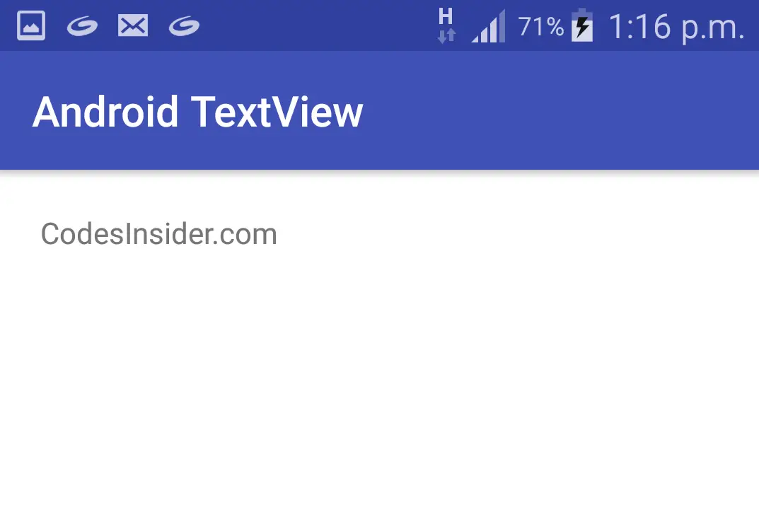 android textview