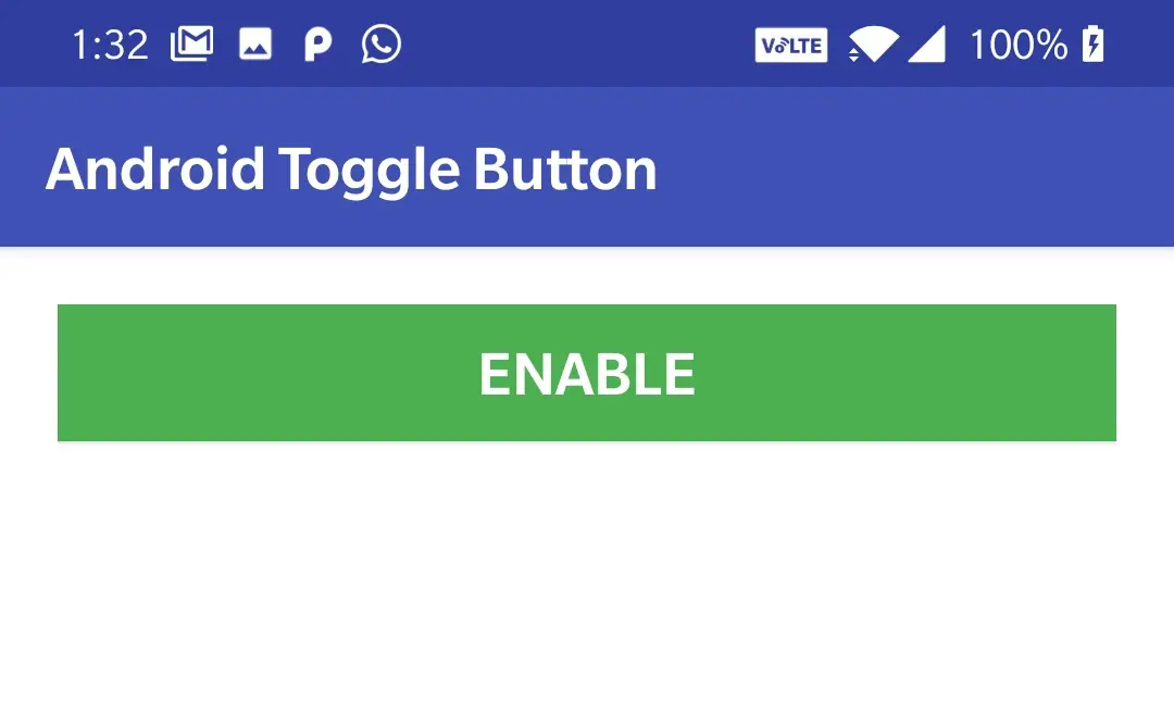 android toggle button background color