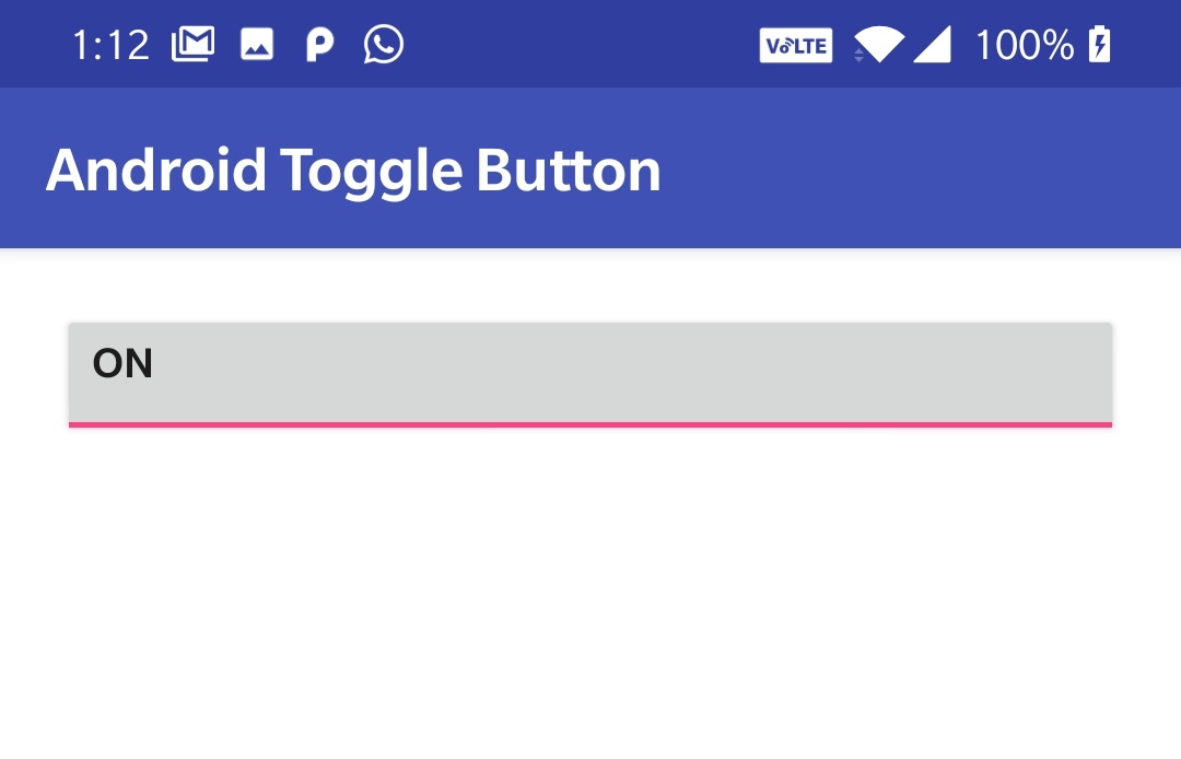 android toggle button gravity
