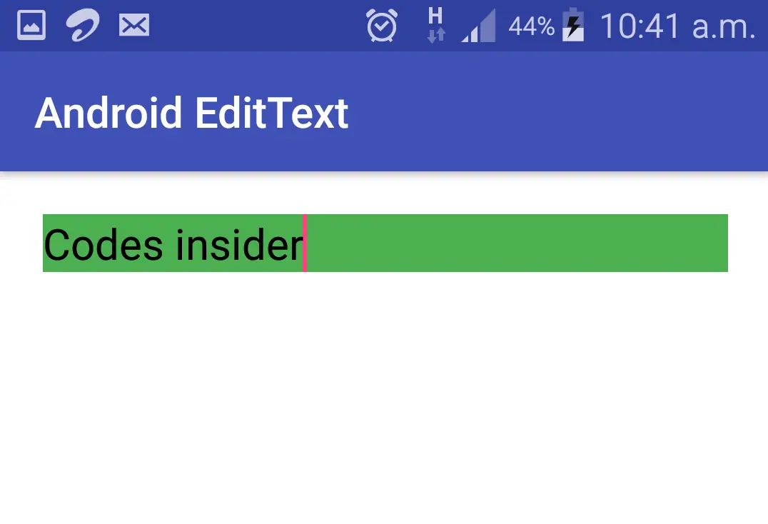 background color in edittext i android