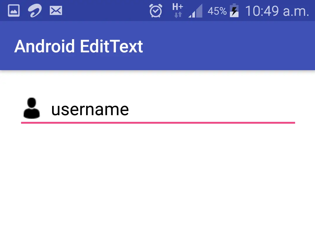 drawable in edittext in android