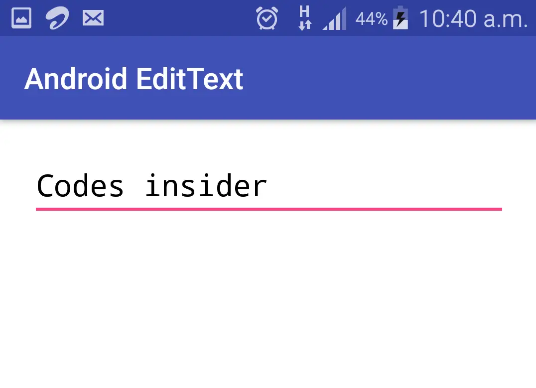 fontfamily in edittext in android