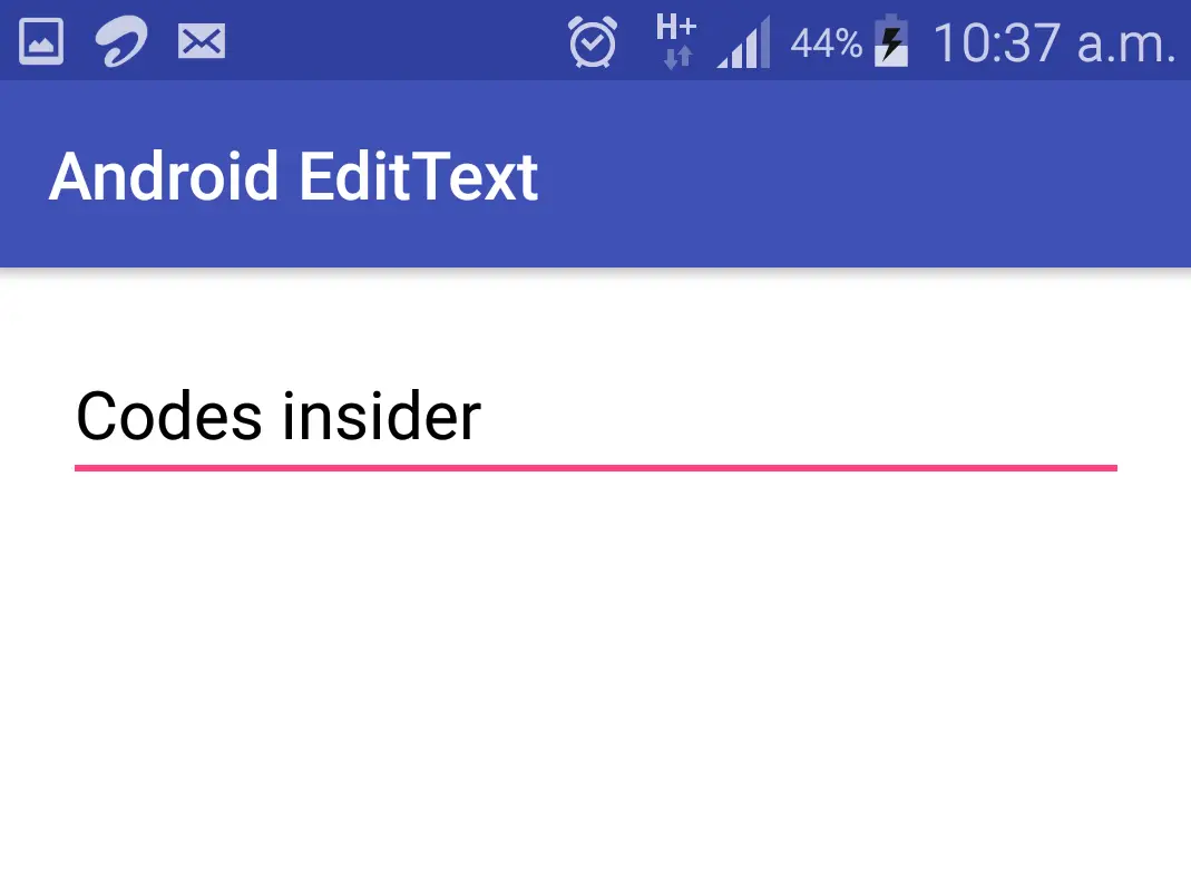 textsize in edittext in android