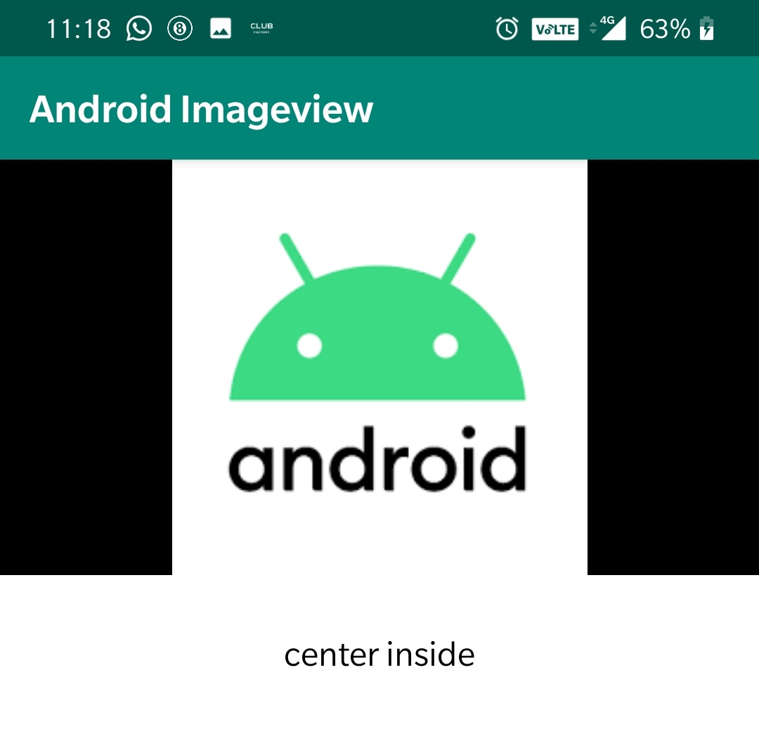 android imageview scaletype center inside