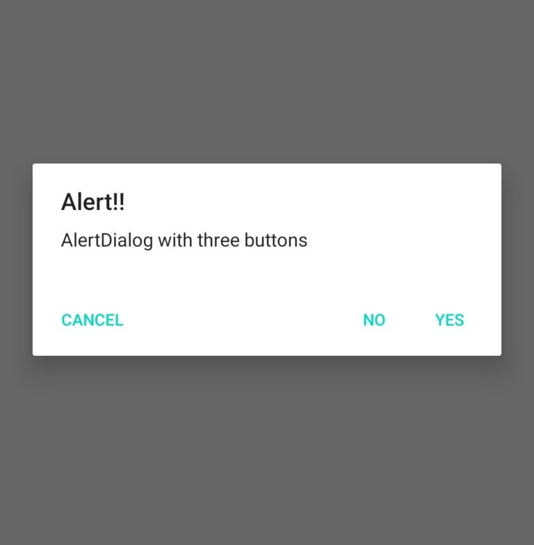 That’s all about android alertDialog example in detail with all the ...