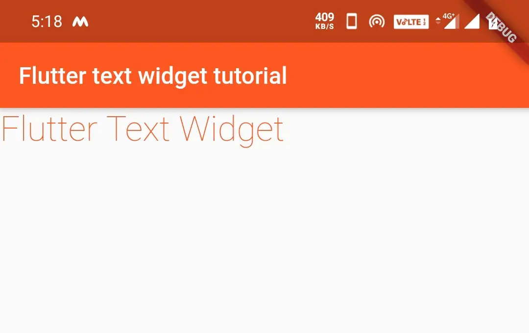 flutter text widget fontweight