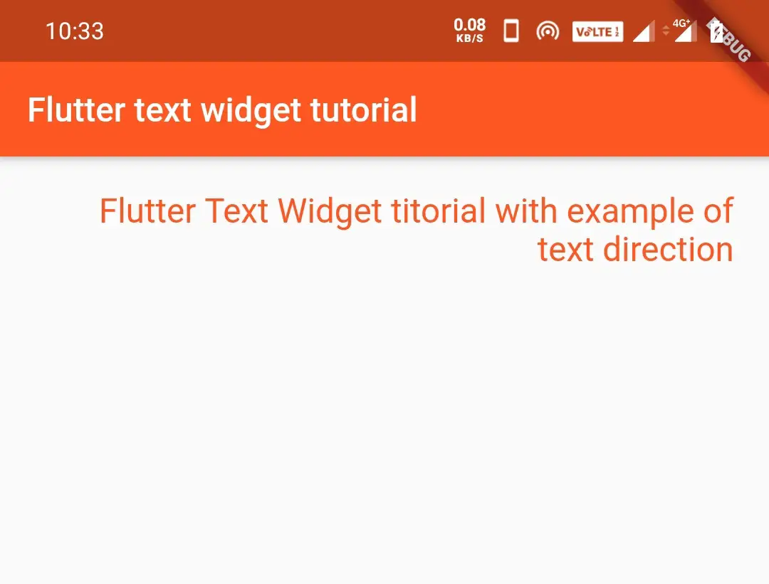 flutter text direction right to left
