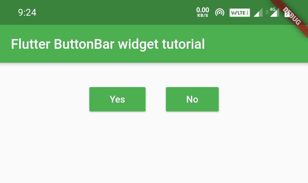 flutter button bar mainaxis alignment center