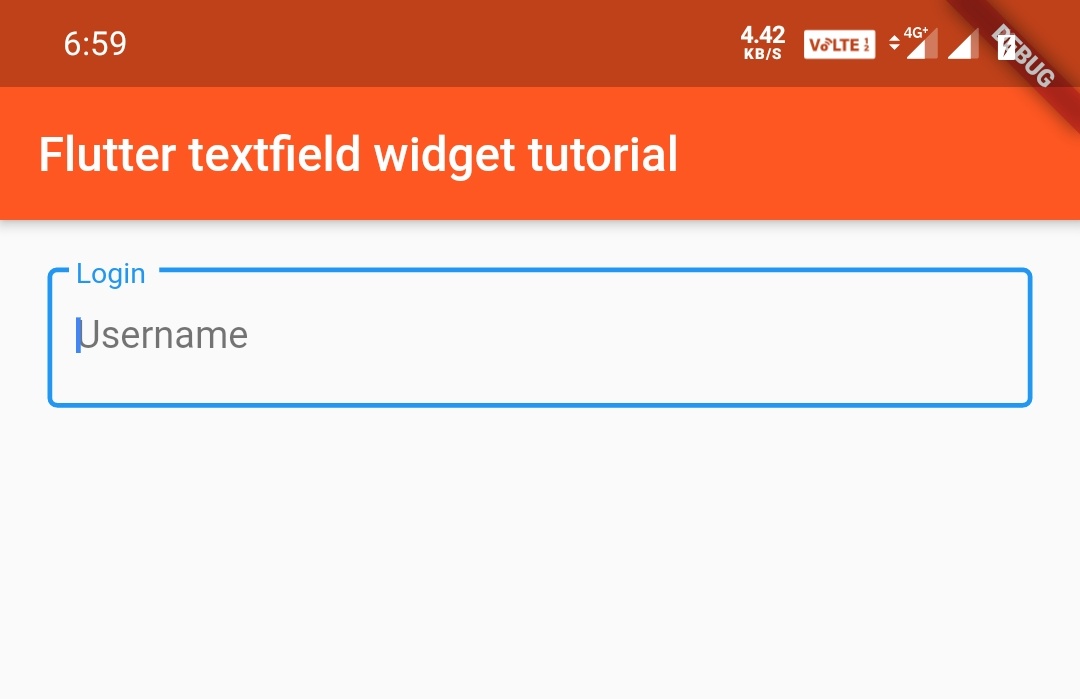 textfield border with label