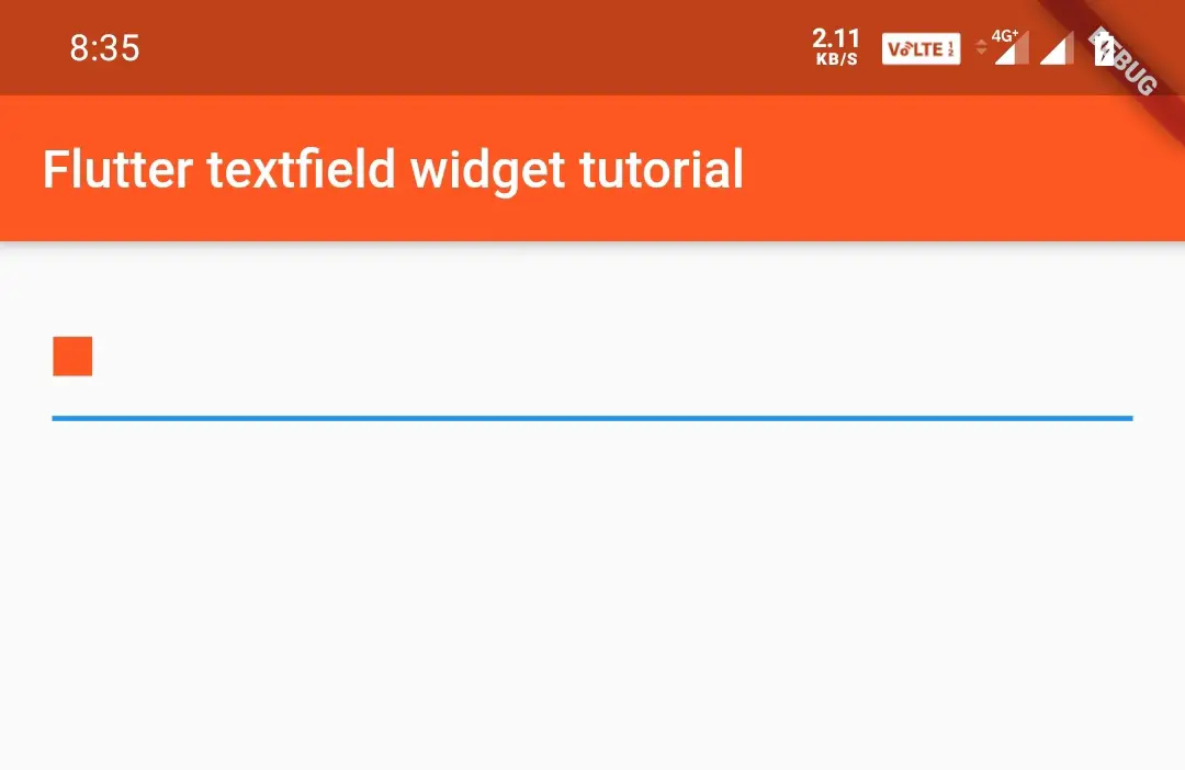 textfield cursor width