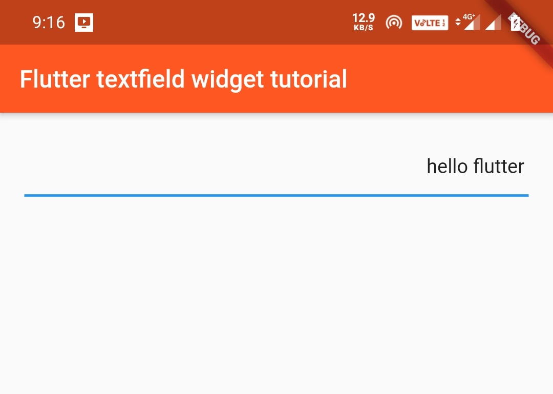 flutter textfield widget textalign right