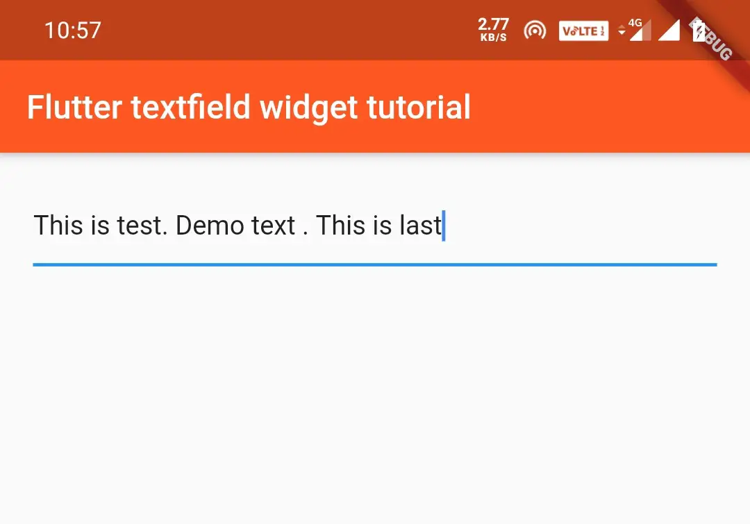 flutter textfield widget text capitalization sentences