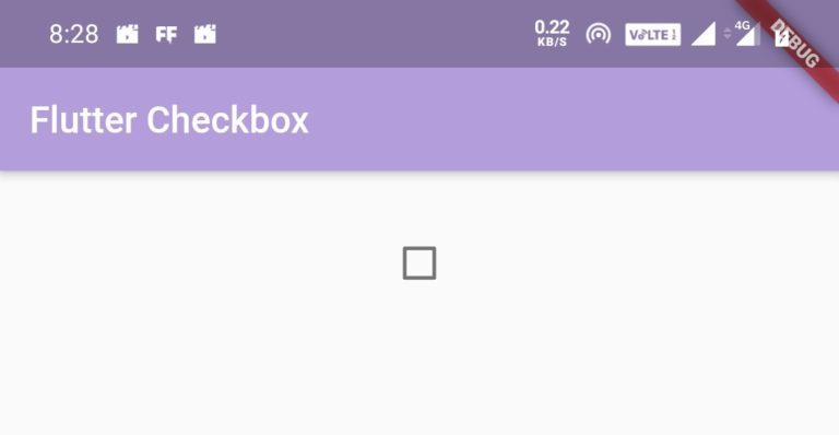 Flutter Checkbox Properties