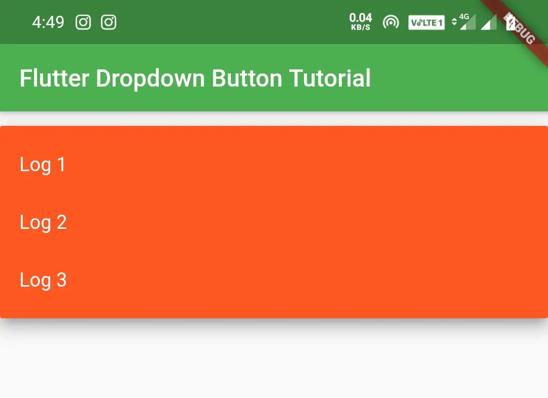 flutter dropdown button dropdown color