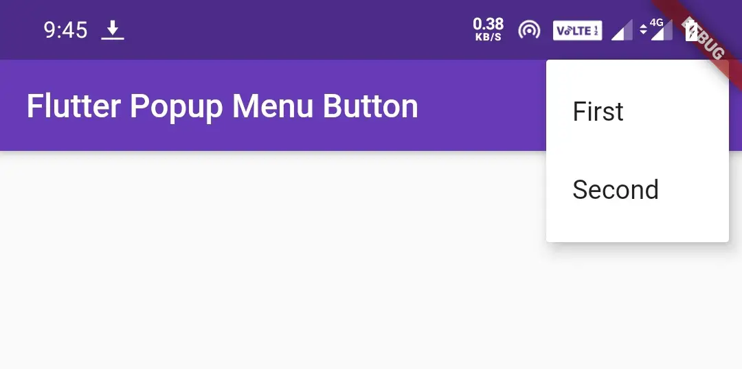 flutter popup menu button item builder