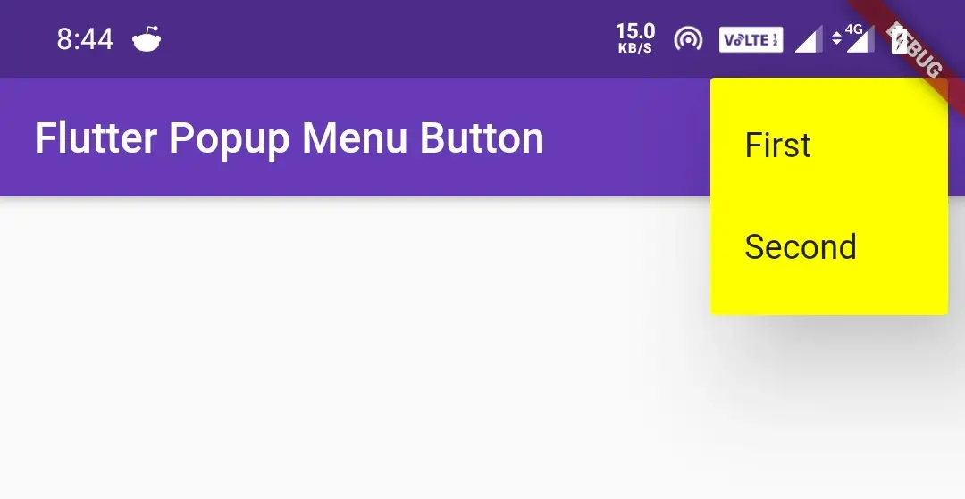 flutter popup menu button elevation