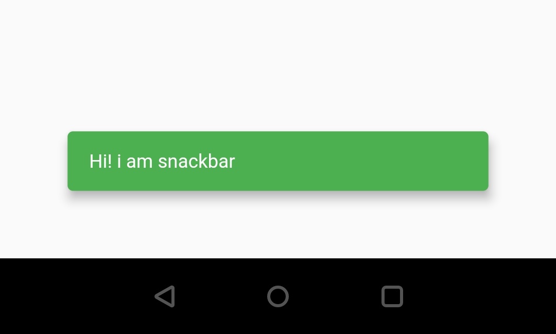 flutter snackbar margin