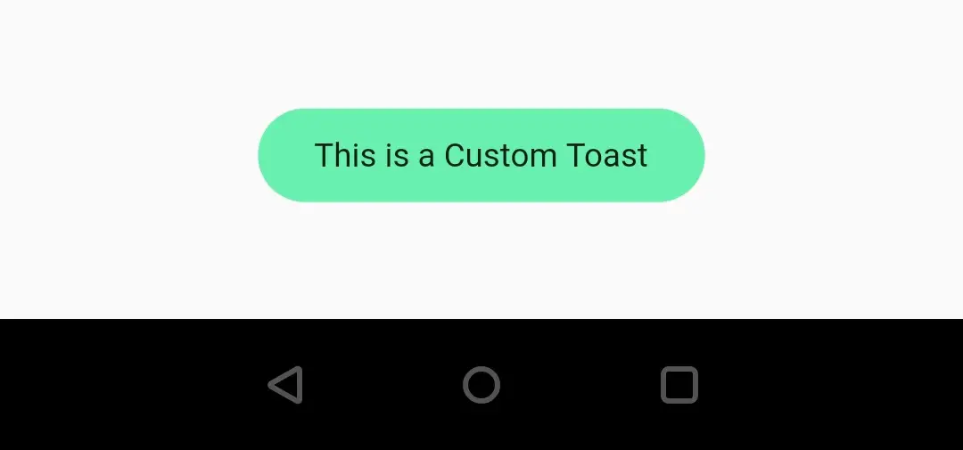 flutter custom toast child