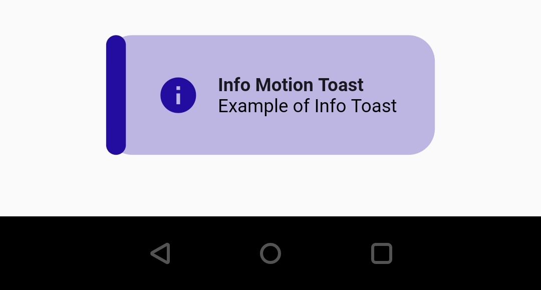 flutter motion toast info message