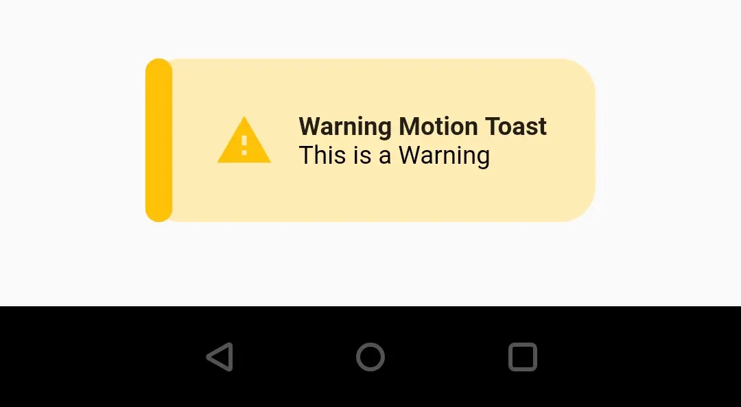 flutter motion toast warning message