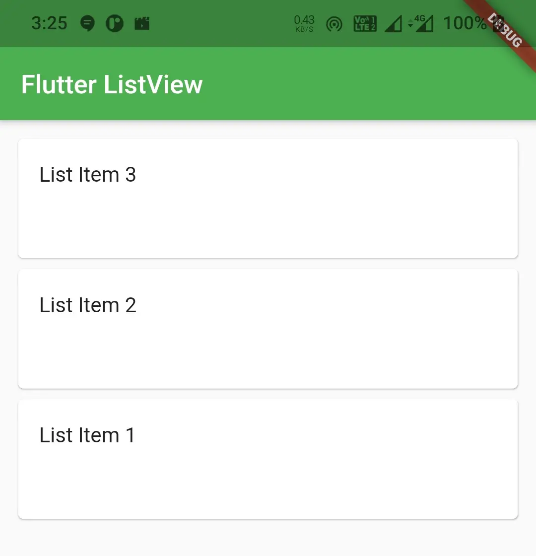 flutter listview itemextent