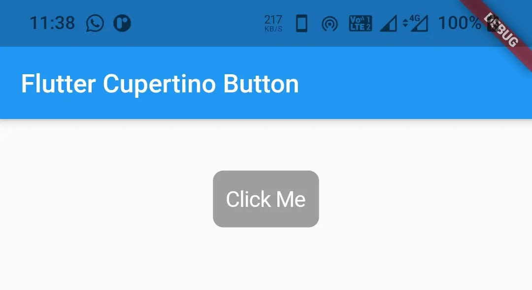 flutter cupertino button disabled color