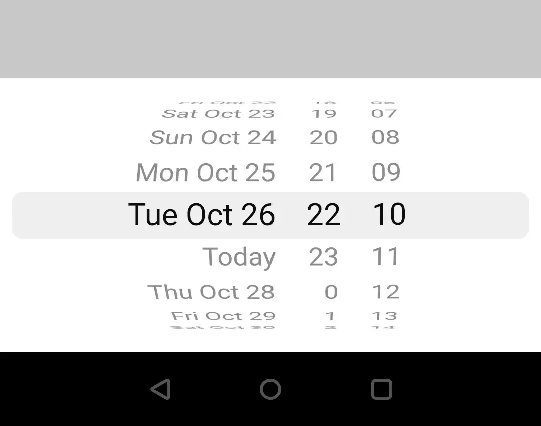 flutter cupertino datepicker 24 hour format