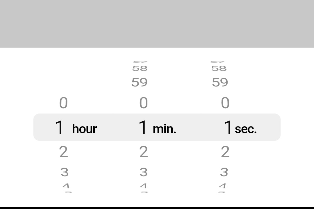 flutter cupertino timer picker initial timer duration