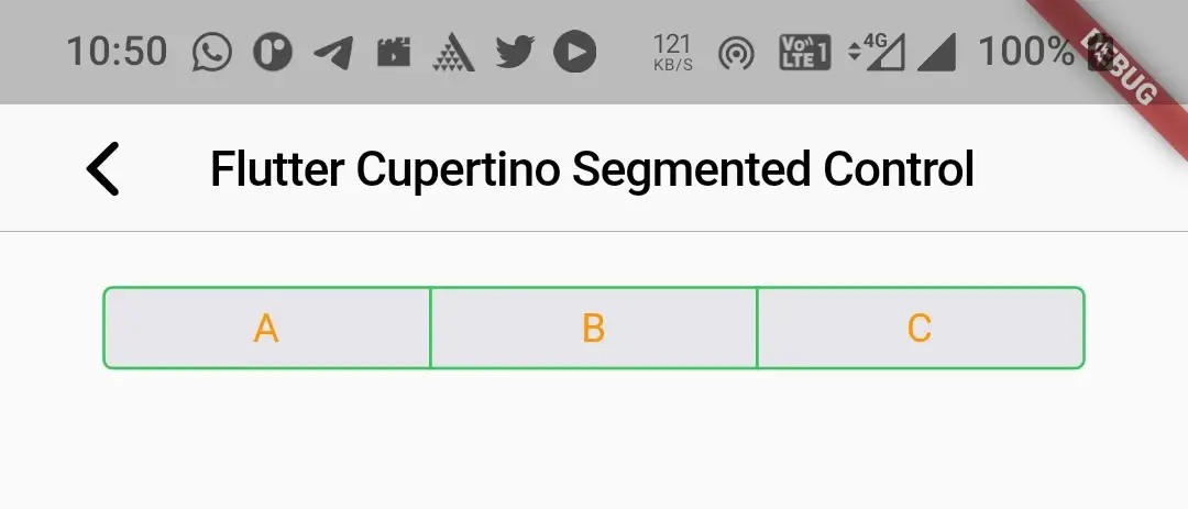 flutter cupertino segmented control border color