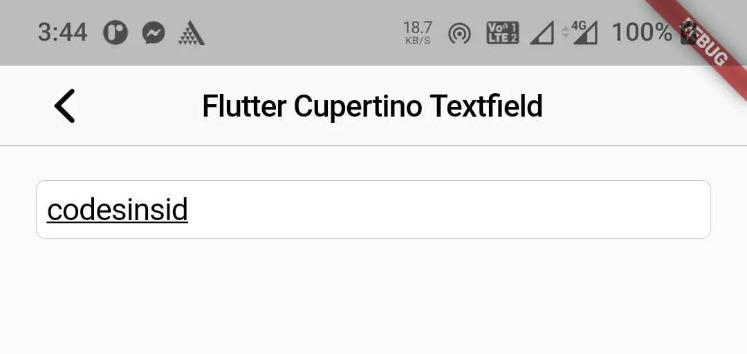 flutter cupertino textfield maxlength