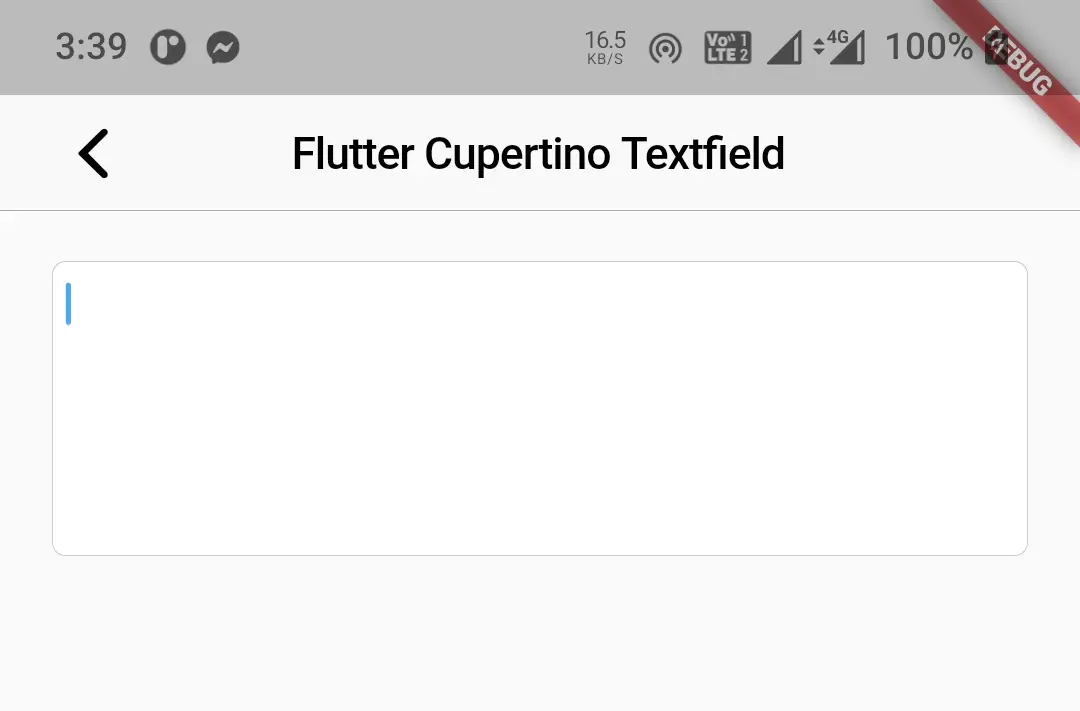 flutter cupertino textfield min lines and max lines 