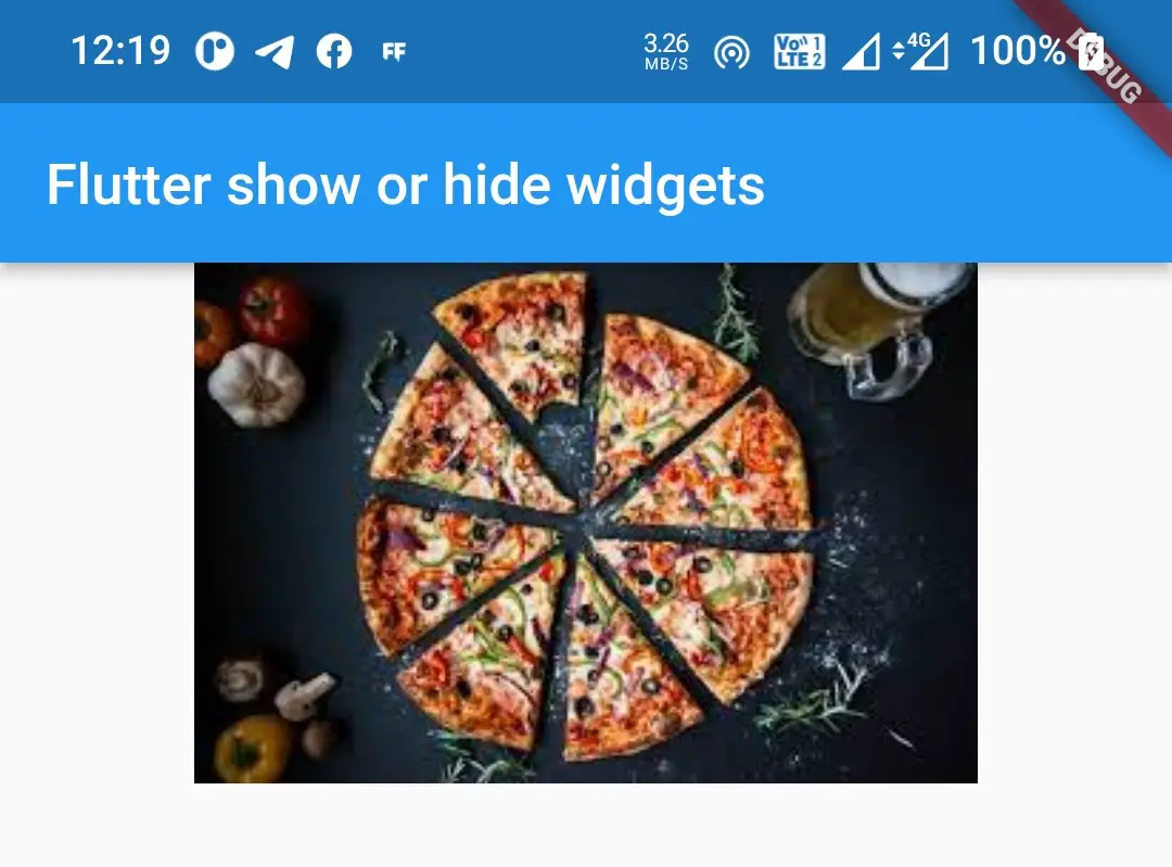 flutter visibility widget replacement